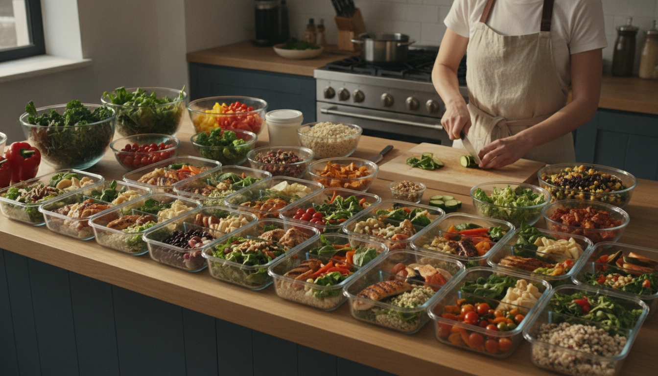 découvrez le batch cooking healthy : préparez en seulement 4 heures des repas équilibrés pour toute la semaine et gagnez du temps au quotidien.