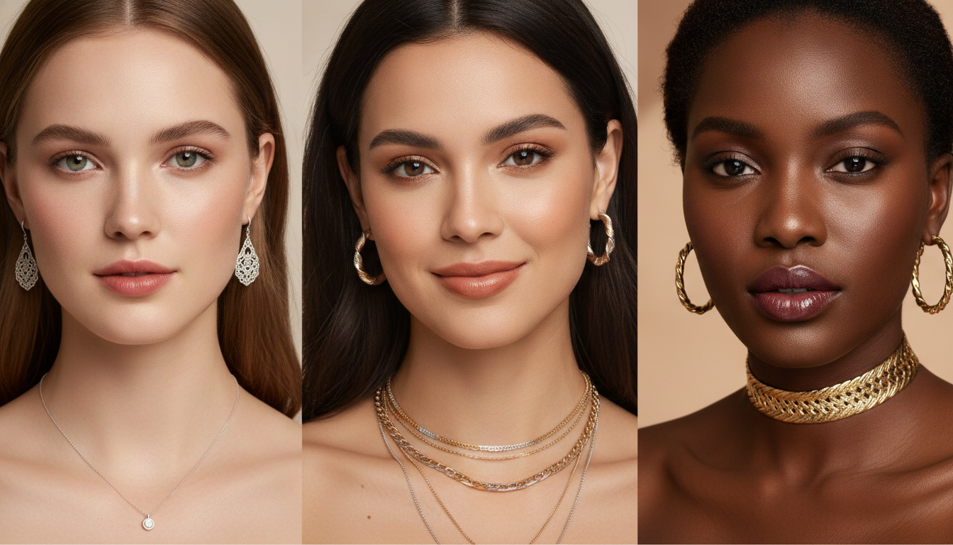 découvrez comment choisir entre bijoux dorés et argentés en fonction de votre teint pour sublimer votre style avec élégance.