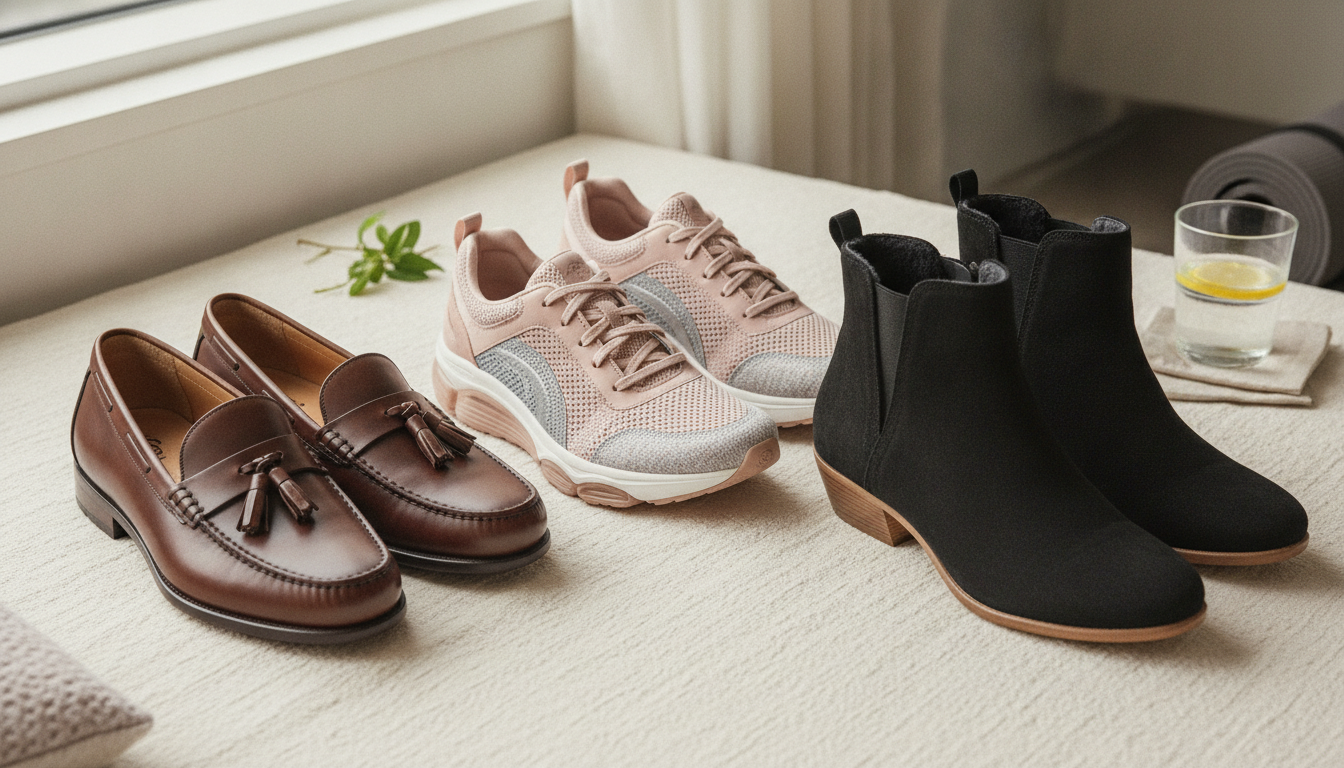découvrez notre sélection de chaussures confortables et élégantes, parfaites pour allier style et bien-être au quotidien.