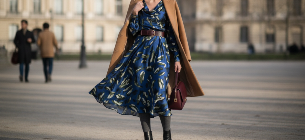découvrez comment associer collants, bottes et robes pour réussir vos tenues de mi-saison avec style et confort.