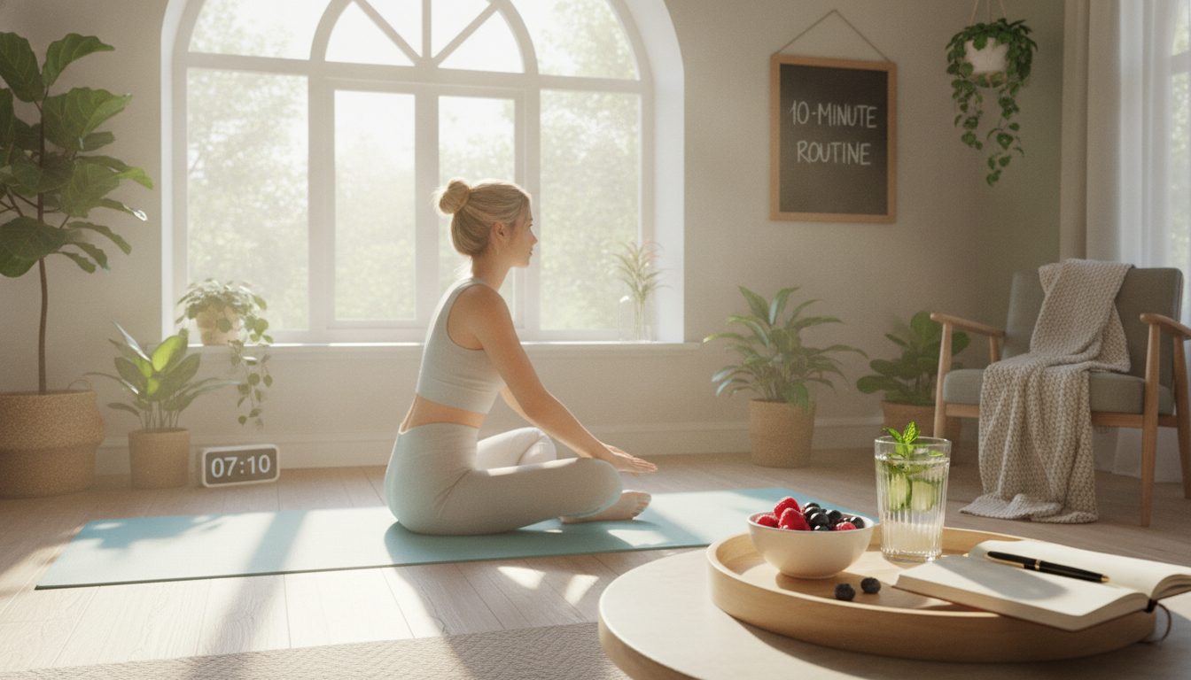 découvrez comment instaurer une routine bien-être matinale efficace en seulement 10 minutes pour commencer vos journées avec énergie et sérénité.
