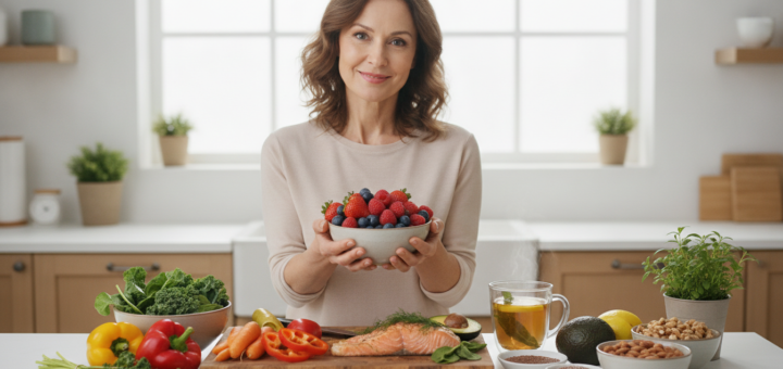 découvrez quels aliments favorisent le bien-être pendant la ménopause et comment une nutrition adaptée peut soulager les symptômes.
