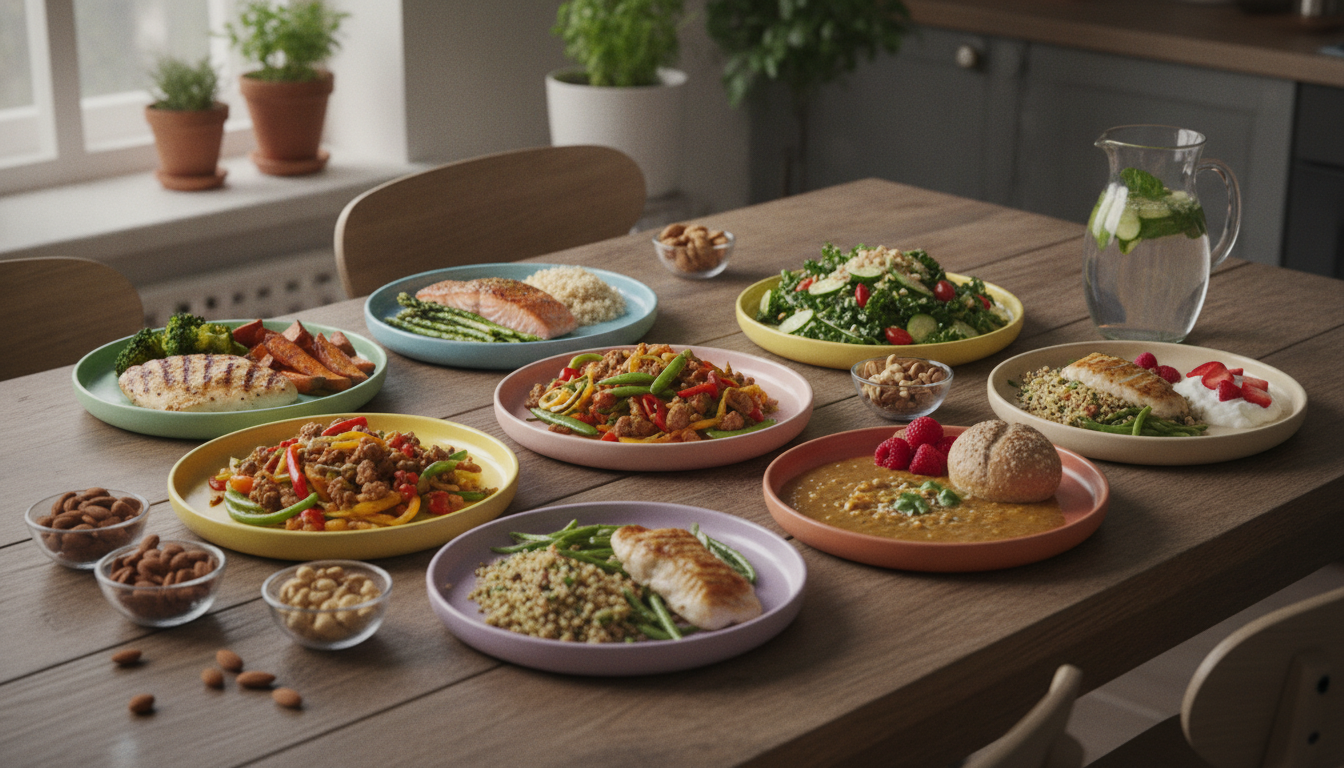 découvrez un menu minceur équilibré pour une semaine complète de repas sains, variés et gourmands, conçus pour favoriser votre bien-être et votre silhouette.